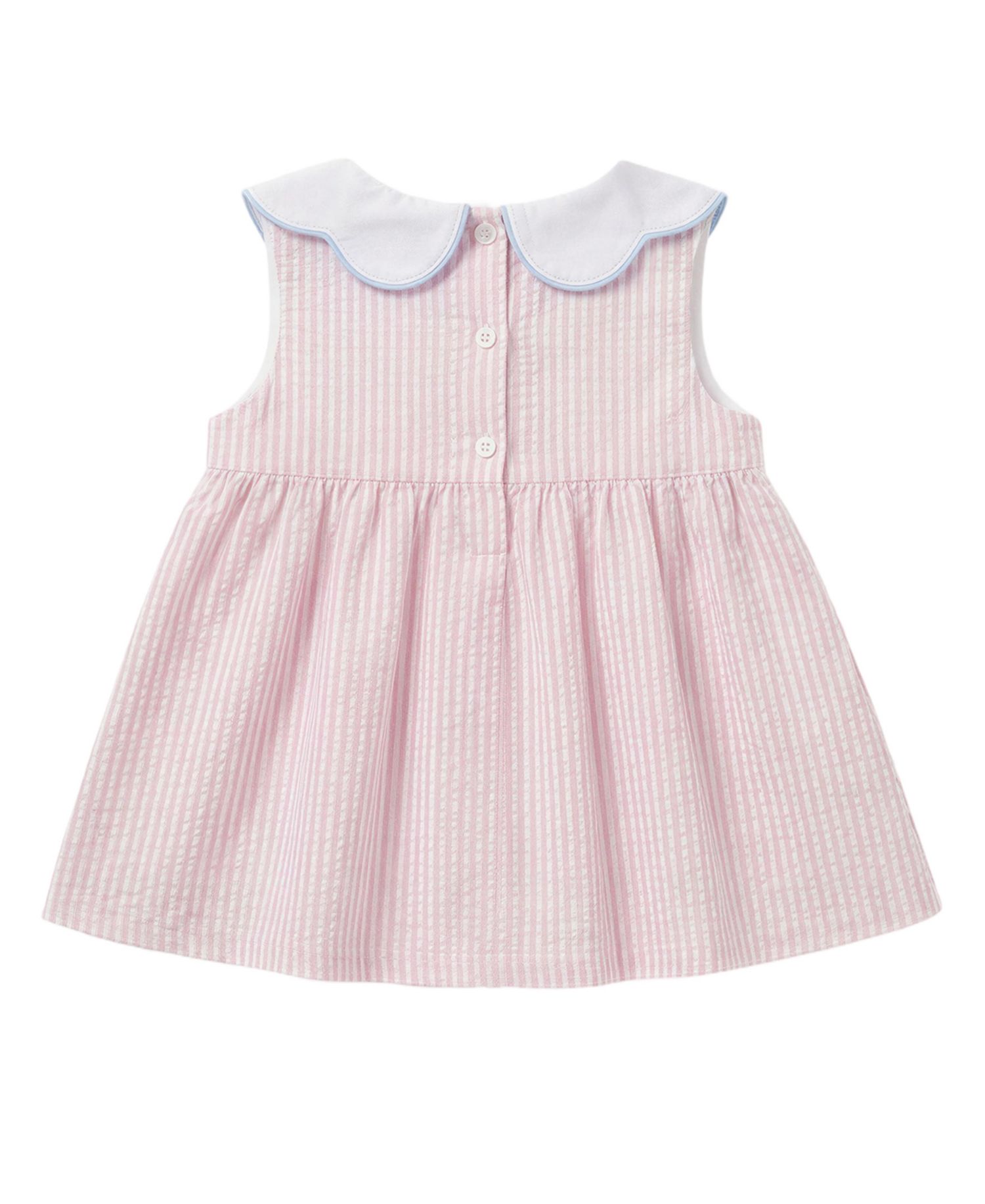 Baby Girls' Striped Dress, Bloomers and Hat, 3-Piece Set
