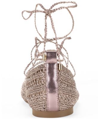 Women's Kassiani Lace-Up Round Toe Flats