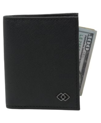 Men's Men RFID Leather Wallet Slim Front Pocket Wallet Business Card Case