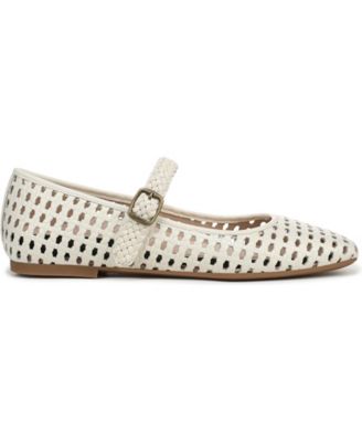 Womens Alameda Woven Mary Jane Flats
