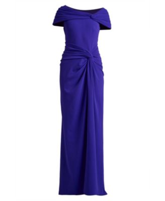Women's Perkins Asymmetric Draped Gown