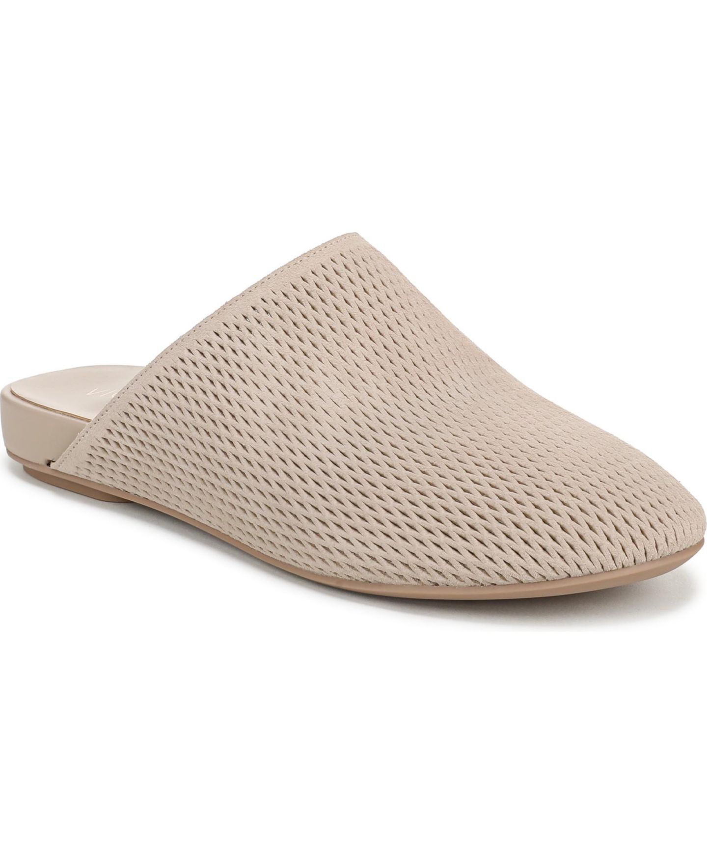Женские сабо Vionic Opal Perf Clog Mules, цвет: Бежевый замшевый — фото 1