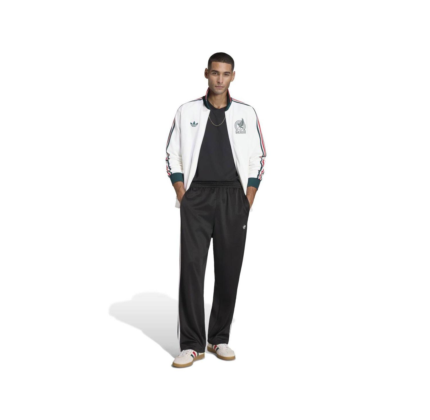 Men's White Mexico National Team 2026 World Cup Anthem Full-Zip Jacket