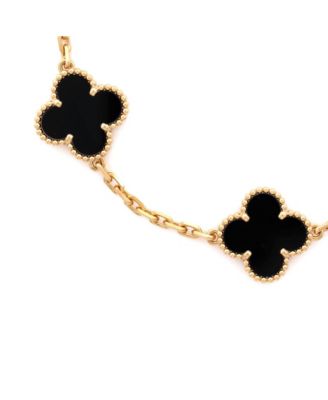 Pre-Owned Van Cleef and Arpels Vintage Alhambra 5 Motifs Bracelet