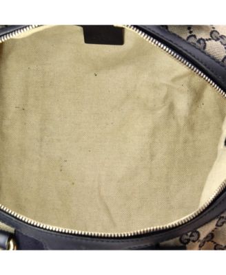 Small Vintage Web Boston Bag GG Canvas