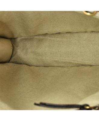 North South Courrier Convertible Soft Open Tote GG Coated Canvas with Applique