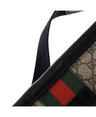 Small Web Messenger Bag GG Coated Canvas