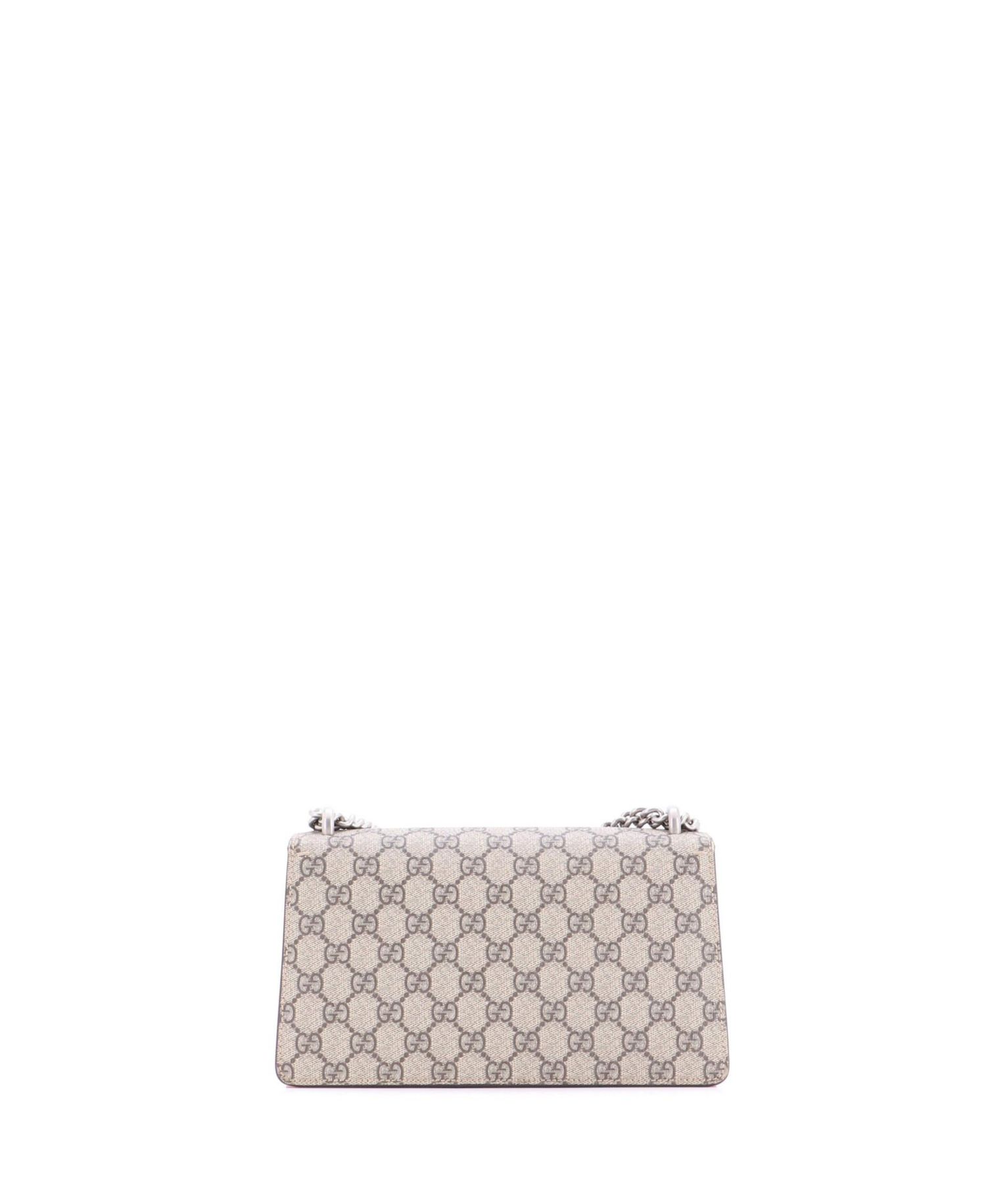 Small Dionysus Bag GG Coated Canvas with Crystal Embellished Metal