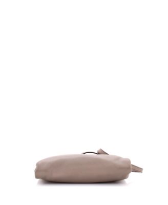 Mini Flat Zip Crossbody Bag Vitello Daino