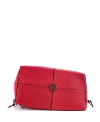 Large Cushion Tote Leather