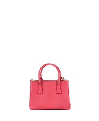Small Galleria Double Zip Tote Saffiano Leather