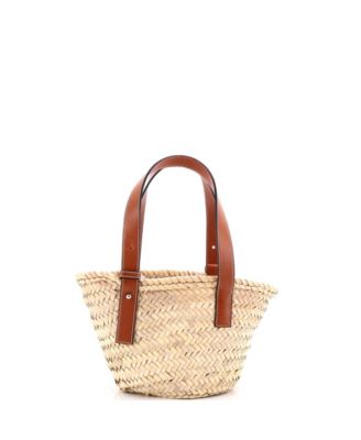 Small Basket Tote Raffia