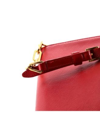 Small Wallet on Strap Saffiano Leather