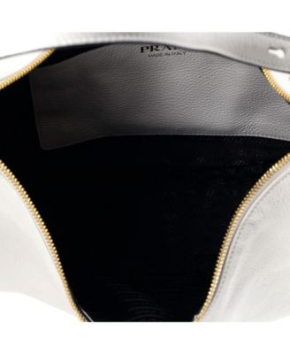 Large Arque Half Moon Hobo Leather