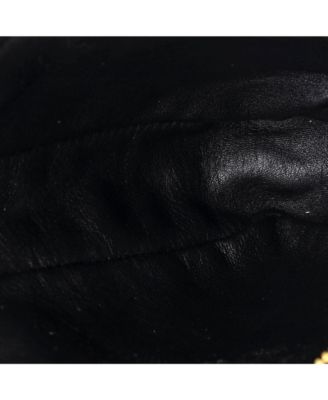 Mini Symbole Triangle Bag Leather and Jacquard