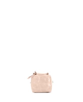 Mini Dangle Top Handle Bag Leather