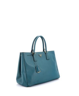 Large Lux Open Tote Saffiano Leather