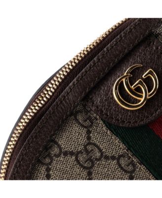 Small Ophidia Dome Shoulder Bag GG Coated Canvas