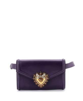 Pre-Owned Dolce and Gabbana Devotion Belt Bag Leather