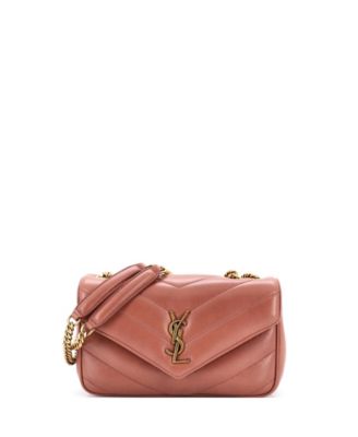 Small Loulou NM Shoulder Bag Matelasse Chevron Leather