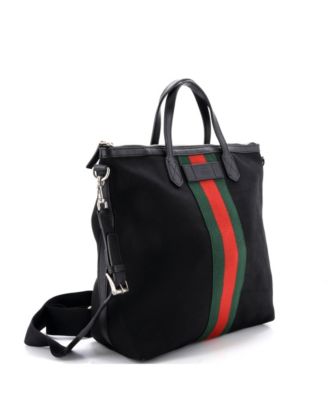 Medium Web Zip Tote Techno Canvas