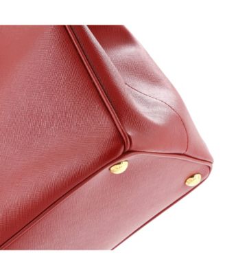 Large Double Zip Lux Tote Saffiano Leather