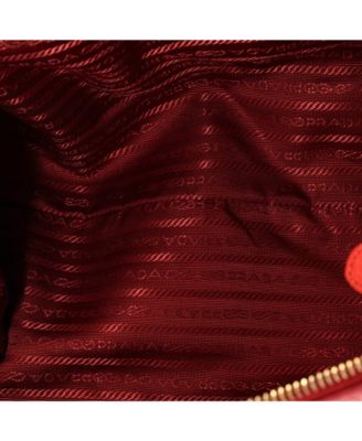 Medium Pocket Convertible Zip Satchel Vitello Daino