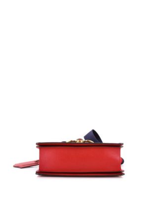 Small Queen Margaret Top Handle Bag GG Coated Canvas with Leather