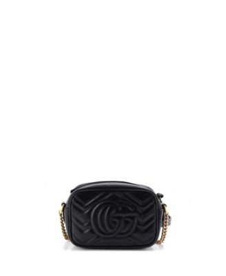 Mini GG Marmont Shoulder Bag Matelasse Leather