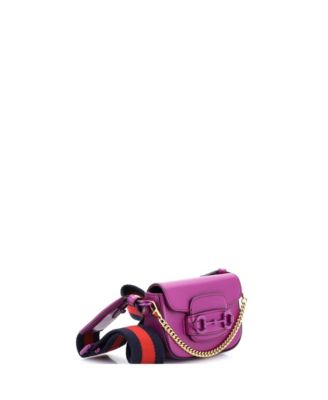 Horsebit 1955 Flap Wallet with Strap Leather