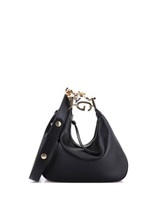 Small Attache Shoulder Bag Leather