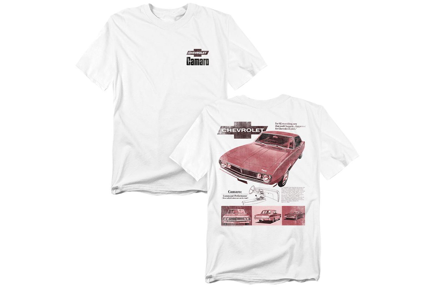 Men's Chevrolet Camaro Sport Coupe Front Back T-Shirt