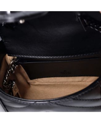 Mini GG Marmont Flap Belt Bag Matelasse Leather