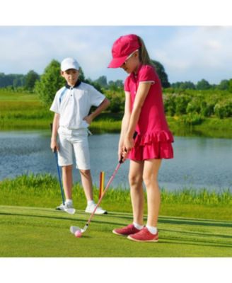 Junior 7 Iron for Kids with Fiberglass Shaft and Headcover