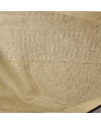 Large Courrier Convertible Soft Open Tote GG Coated Canvas with Applique