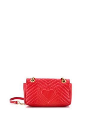 Small GG Marmont Flap Bag Matelasse Leather