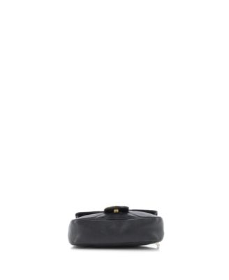 Super Mini GG Marmont Flap Bag Matelasse Leather