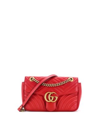 Small GG Marmont Flap Bag Matelasse Leather