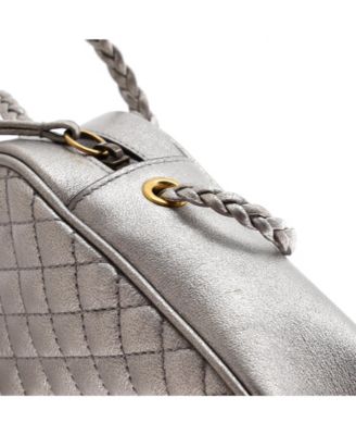 Small Trapuntata Camera Bag Quilted Leather