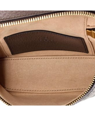 Mini Ophidia Top Handle Bag GG Coated Canvas