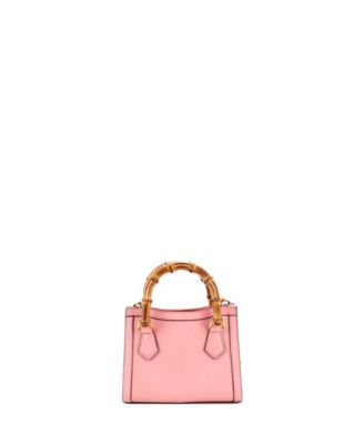 Mini Diana NM Bamboo Handle Tote Leather