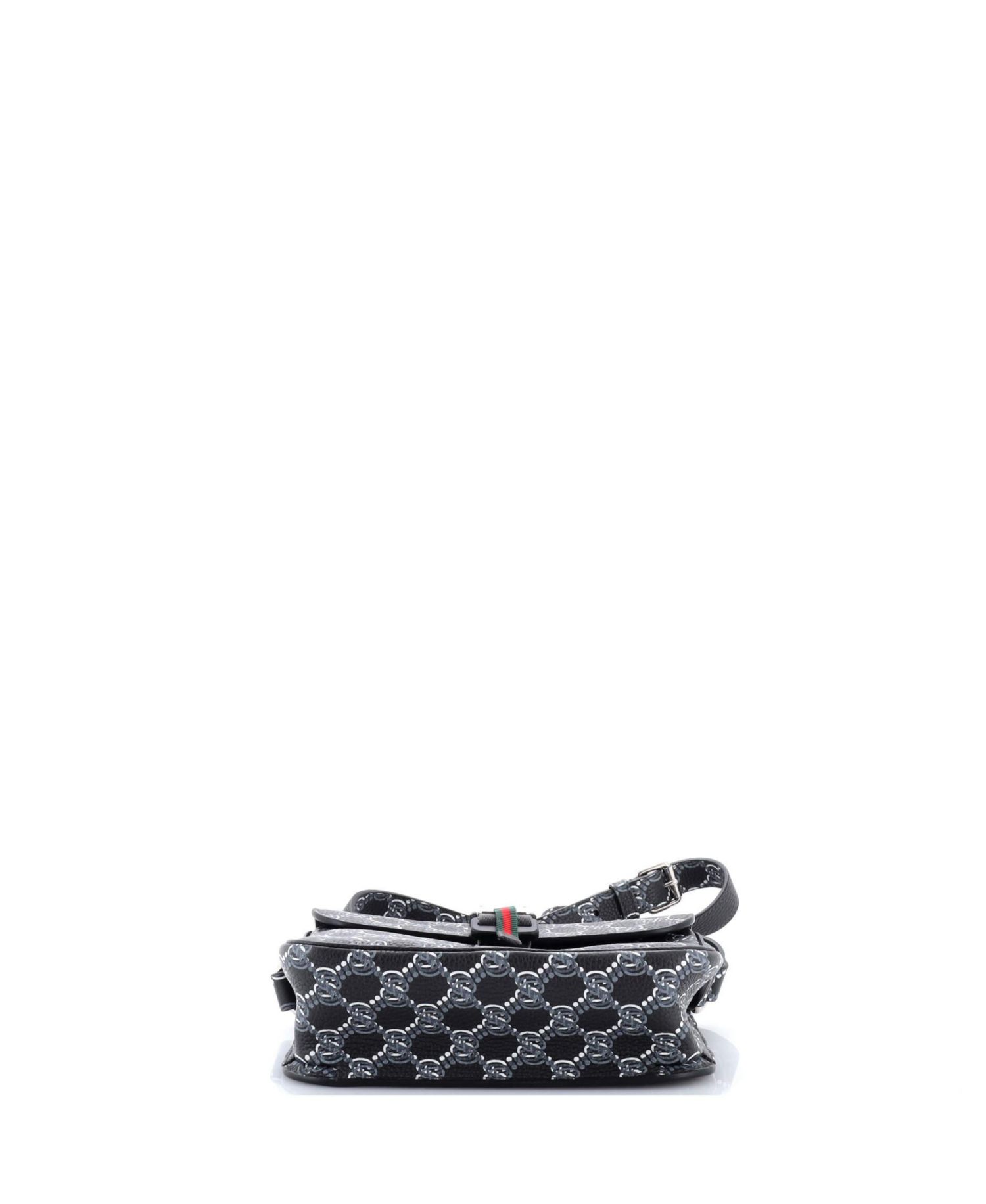 Mini Front Buckle Crossbody Bag GG Shadow Coated Canvas