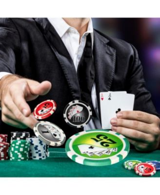 Texas Holdem Poker Chip Set with 300 Pieces Chips