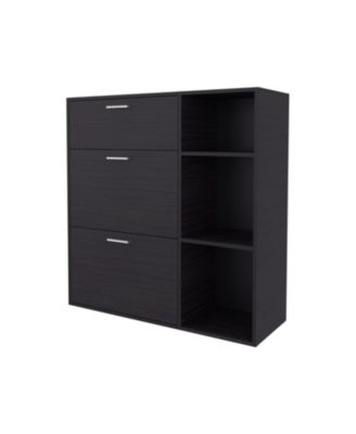 Linn Shoe Rack, 2 Doors, 1 Drawer, 3 Shelves