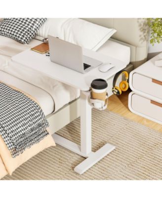 Height Adjustable Mobile Standing Desk Overbed Table