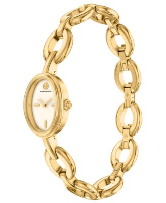 Women's The Oval Small Gift Set Quartz Two-Hand Gold Stainless Steel Watch, 22mm