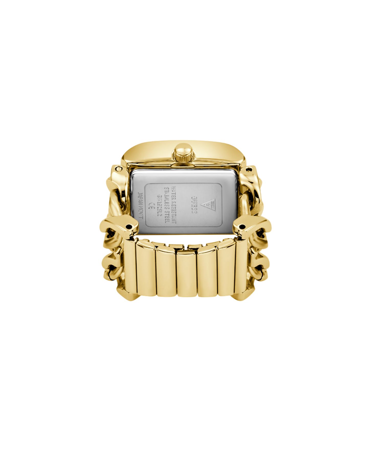 Женские часы GUESS Gold-Tone Stainless Steel Analog Ring Watch, 18mm — фото 2