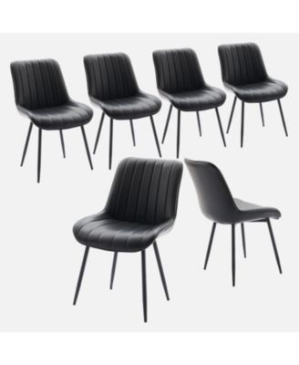 Set of 2 Upholstered Dining Chairs