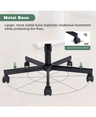 Velvet Criss Cross Armrest Office Chair with Wheels, Comfortable for Home Office, Reading and Vanity