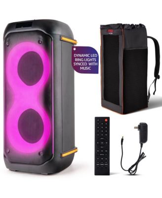 Dual 6.5” Bluetooth PA Party Speaker System with Karaoke Function (PPHP26BLBG)
